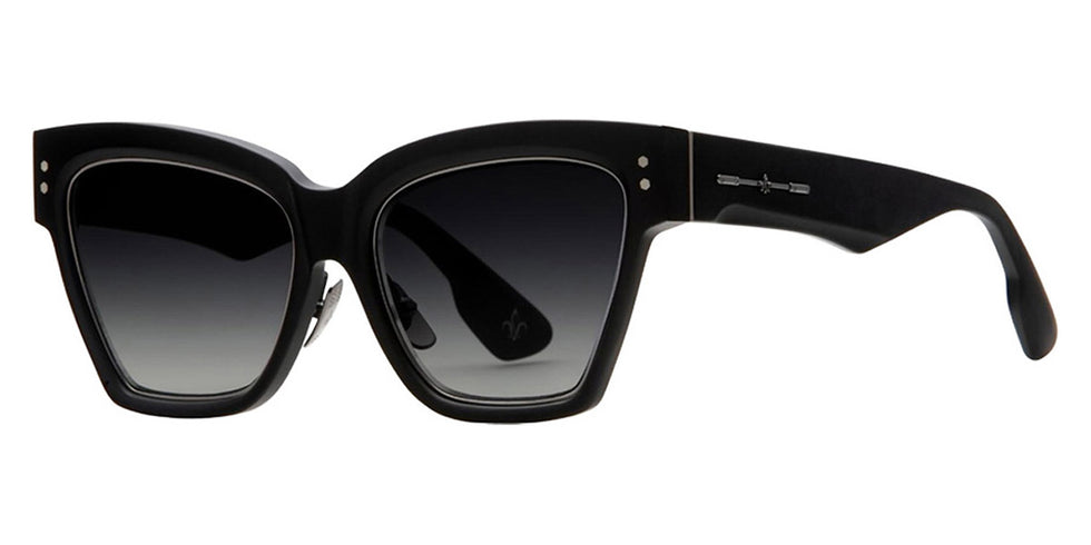 Philippe V® WNo9DC PHI WNo9DC Black Matt Frame Grey Gradient Lens 56 - Black Matt Frame - Grey Gradient Lens Sunglasses