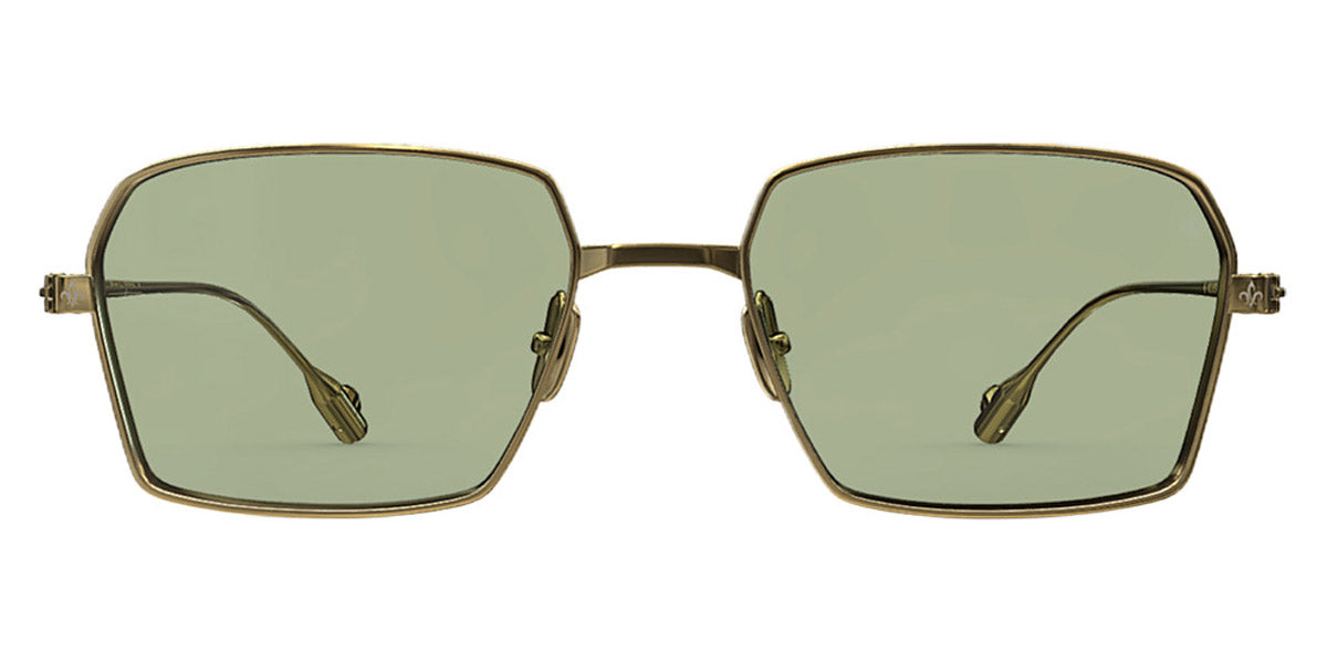 Philippe V® X17 Limited Edition PHI X17 Limited Edition Gold Frame Jelly Olive PTC Lens 55 - Gold Frame - Jelly Olive PTC Lens Sunglasses