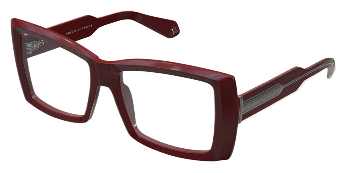 Philippe V® X57 PHI X57 Cherry Red/Silver Frame 56 - Cherry Red/Silver Frame Eyeglasses
