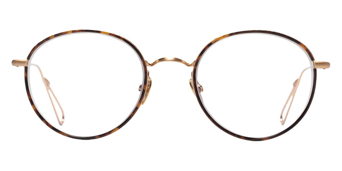 AHLEM® Auber Eyeglasses AH OM046-CHBR-TU-B2 49 - Champagne Brushed Turtle Windsor