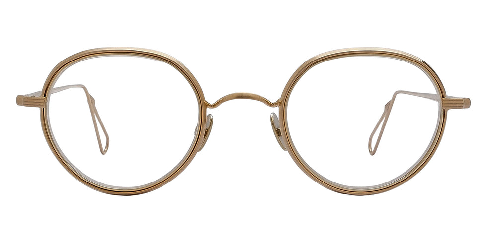 AHLEM® Limited Edition™ Paris 01 Eyeglasses AH OM092-CHBR-CH-B2 46 - Champagne Brushed/Champagne