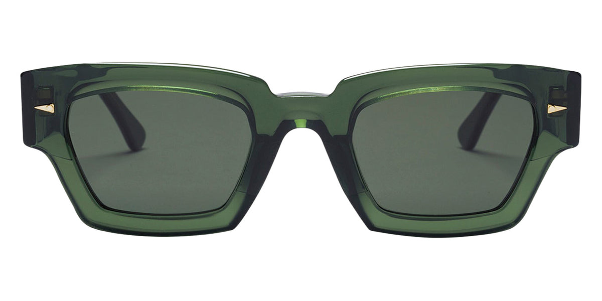 AHLEM® Villette Sunglasses AH SA041-DGRN/GG154-F1 48 - Dark Green/Green