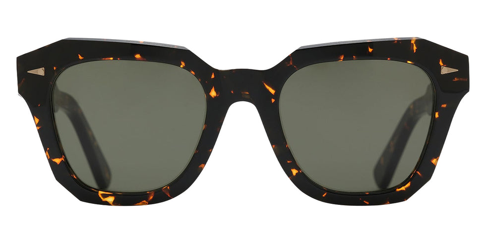 AHLEM® Pont des Arts Sunglasses AH SA046-YLWT/GG154-F1 48 - Yellow Turtle/Green