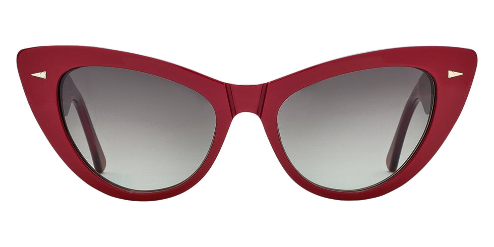 AHLEM® Limited Edition™ (AHLEM)ᴿᴱᴰ Sunglasses AH SA061-RED/GNGR4-F1 54 - Red/Green Light Gradient