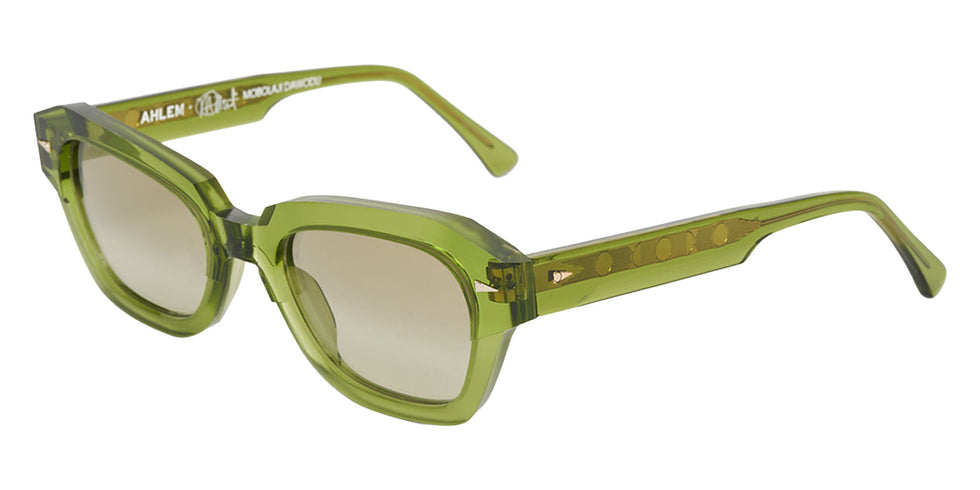 AHLEM® Limited Edition™ AHLEM X Mobolaji Sunglasses AH SA080-TGRN/GNLG4-F1 51 - The Green/Green Light Gradient