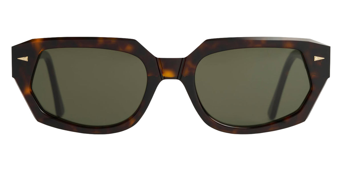 AHLEM® Racine Sunglasses AH SA081-DRKT/GG154-F1 57 - Dark Turtle/Dark Green