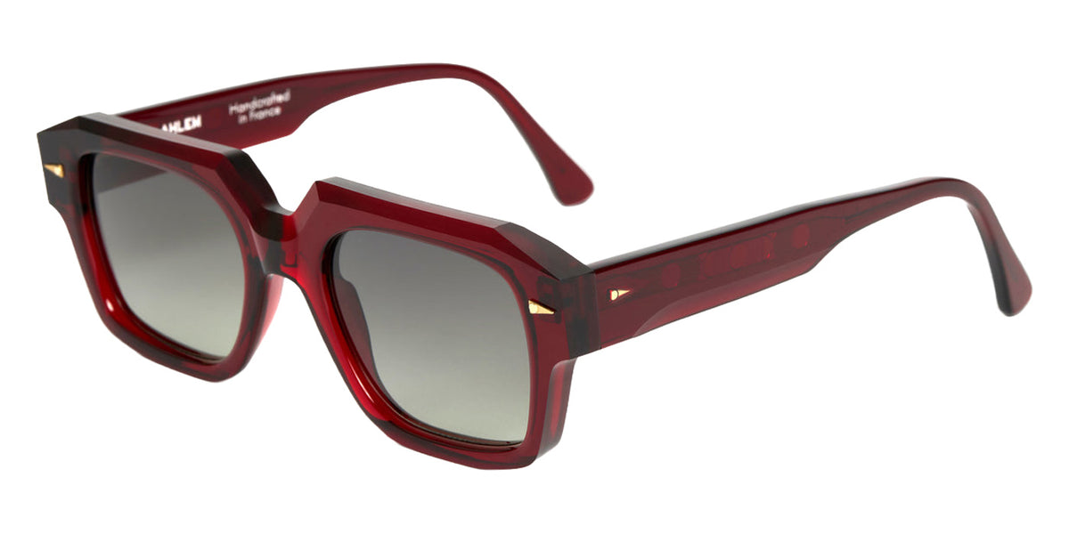 AHLEM® Trudaine Sunglasses AH SA083-BURG/GNGR4-F1 48 - Burgundy/Green Gradient