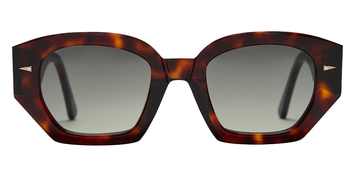 AHLEM® Constantine Sunglasses AH SA087-LITT/GNGR4-F1 47 - Light Turtle/Green Gradient