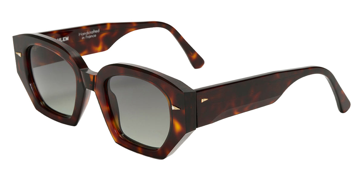 AHLEM® Constantine Sunglasses AH SA087-LITT/GNGR4-F1 47 - Light Turtle/Green Gradient