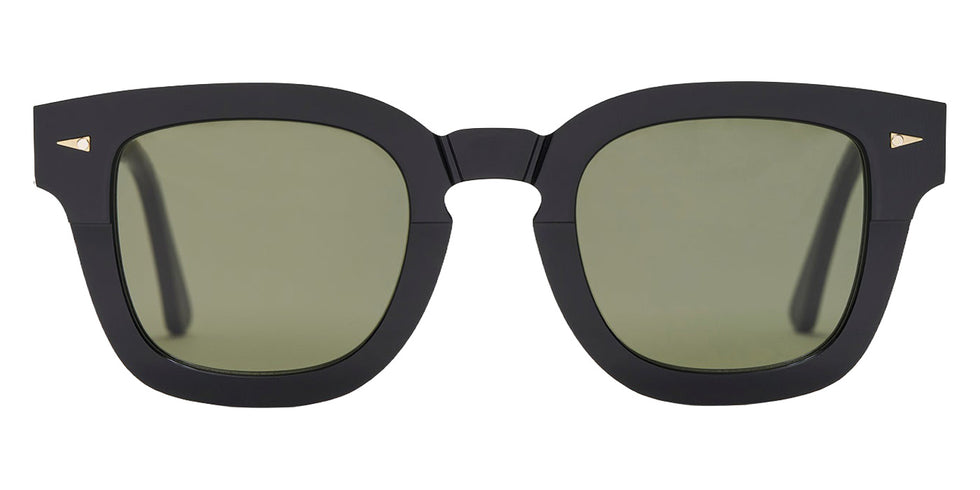 AHLEM® Dragon Sunglasses AH SA089-BLCK/GG154-F1 46 - Black/Dark Green