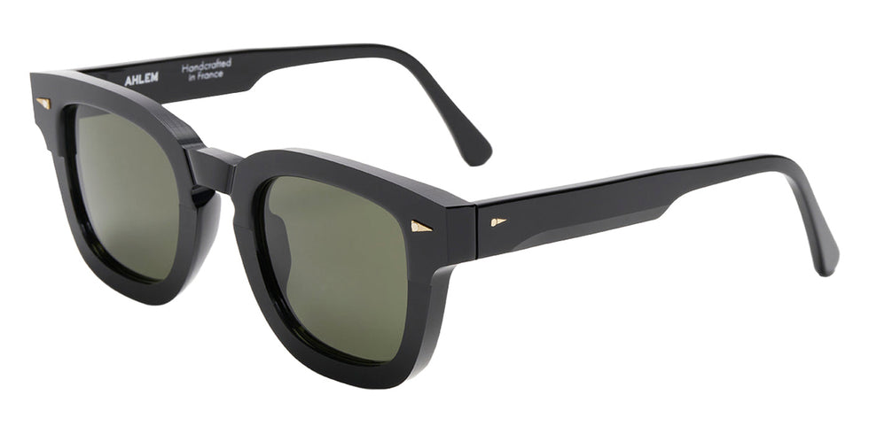 AHLEM® Dragon Sunglasses AH SA089-BLCK/GG154-F1 46 - Black/Dark Green