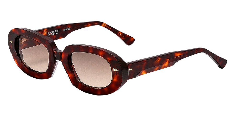 AHLEM® Limited Edition™ Lombards Sunglasses AH SA092-LITT/RAGR4-F1 50 - Light Turtle/Rain Gradient