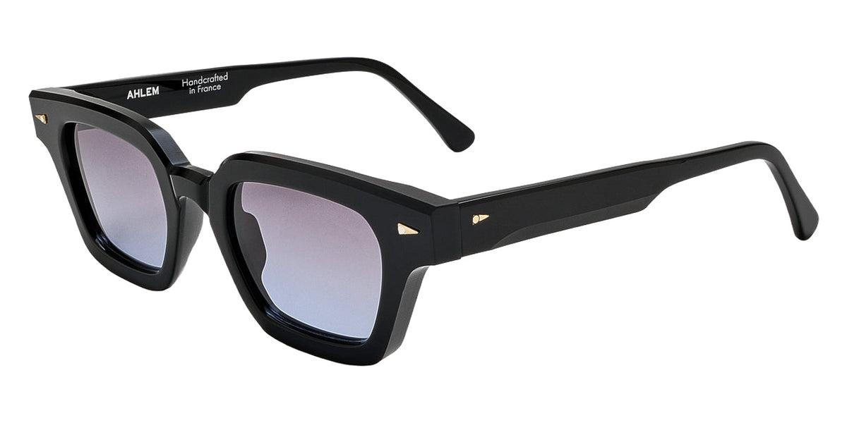 AHLEM® Limited Edition™ Boétie Sunglasses AH SA100-BLCK/BLGR4-F1 48 - Black/Blue Gradient
