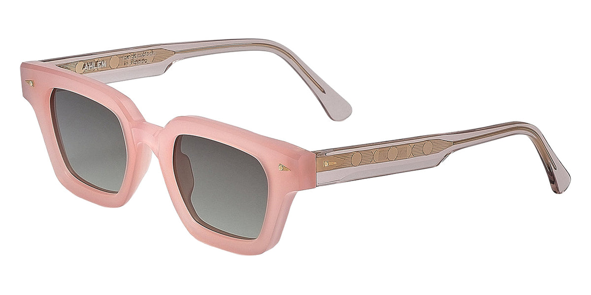 AHLEM® Limited Edition™ Boétie Sunglasses AH SA100-CAND/GNGR4-F1 48 - Candy Milk - Violetlight/Green Gradient