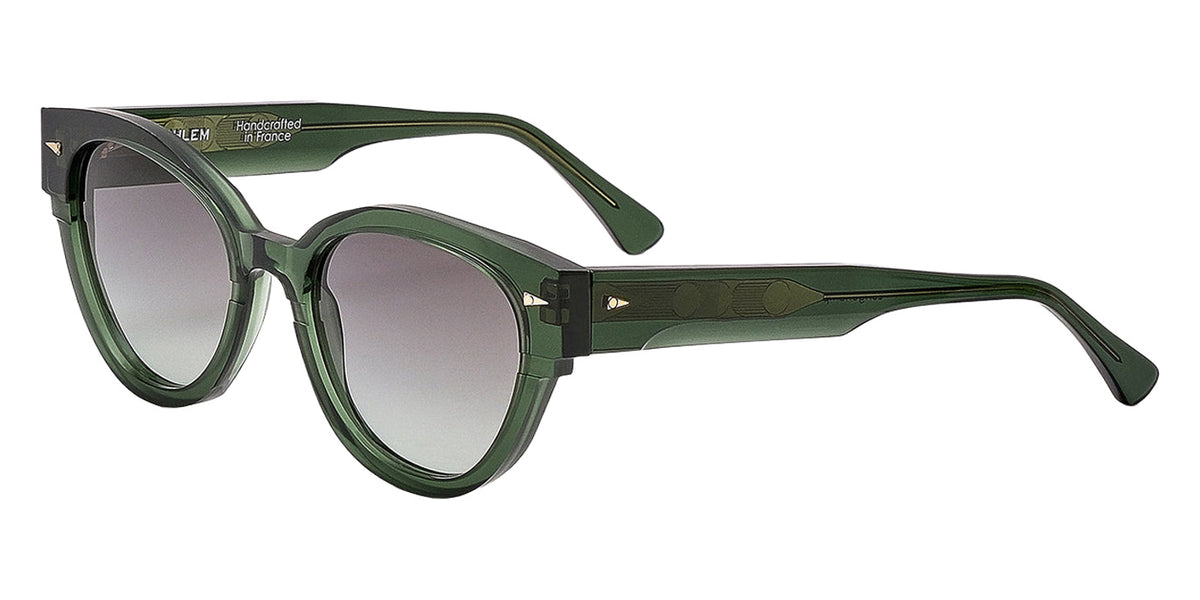AHLEM® Longchamp Sunglasses AH SA106-DGRN/GNGR4-F1 53 - Dark Green/Green Gradient