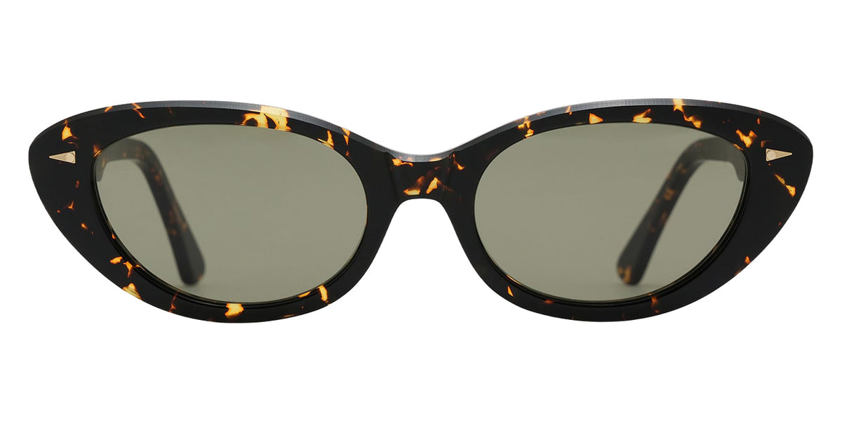 AHLEM® Prairie Sunglasses AH SA119-YLWT/KHAL4-F1 54 - Yellow Turtle/Khaki Light