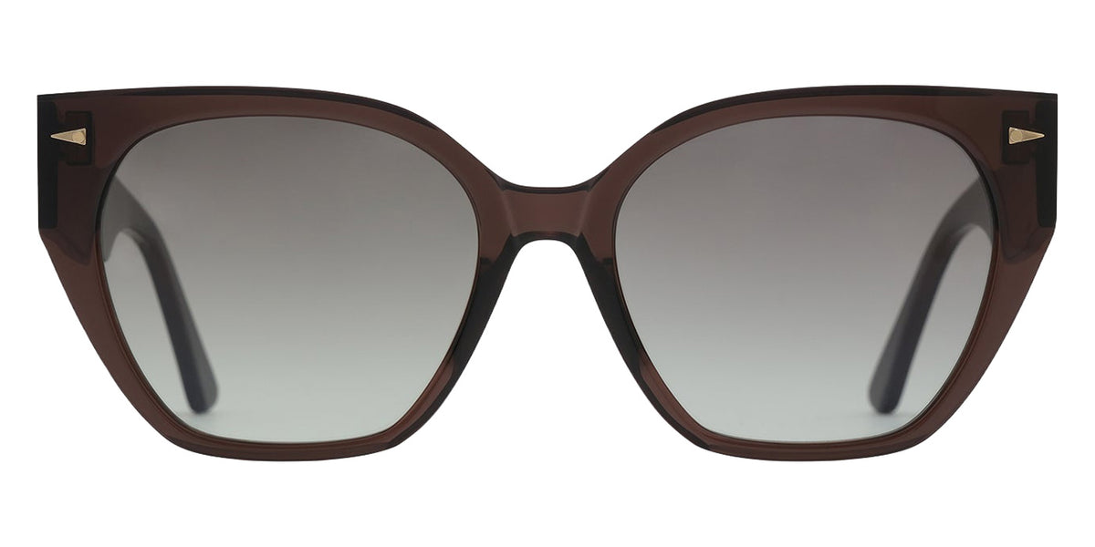 AHLEM® Marguerite Sunglasses AH SA120-MOKA/GNGR4-F1 56 - Mokalight/Green Gradient