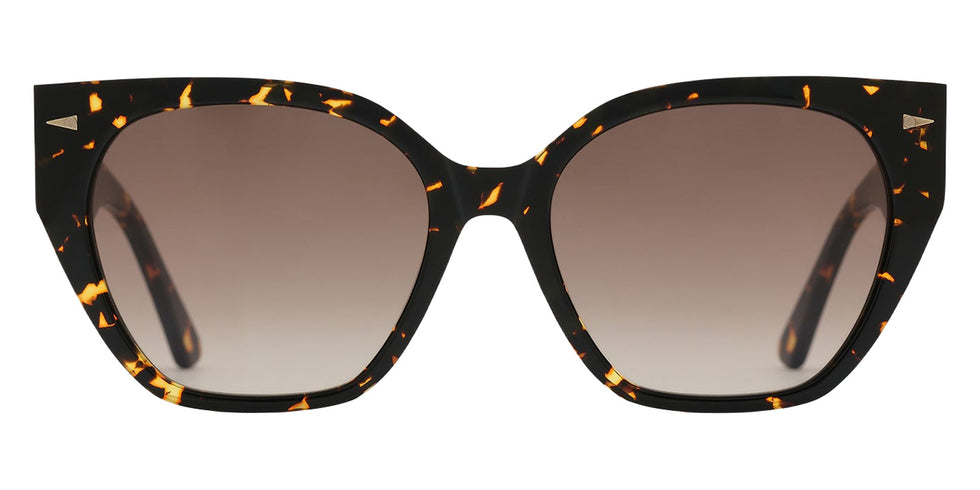 AHLEM® Marguerite Sunglasses AH SA120-YLWT/SMGR4-F1 56 - Yellow Turtle/Smoke Gradient