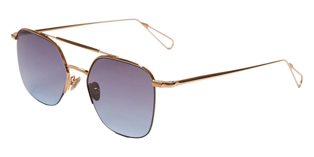 AHLEM® Limited Edition™ Louxor Sunglasses AH SM077-PEOG-NA/BLGR4-B2 54 - Peony Gold/Blue Gradient