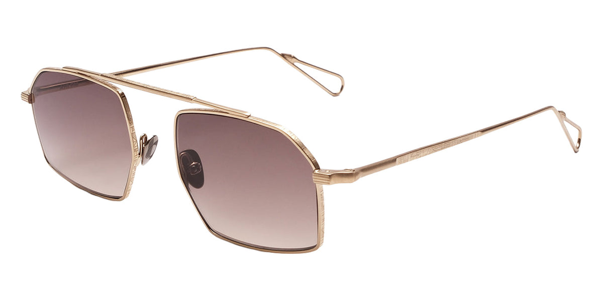 AHLEM® Royale Sunglasses AH SM084-GGBR-NA/RAGR4-F2 51 - Grey Gold Brushed/Rain Gradient