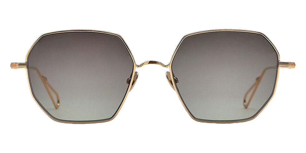 AHLEM® Réaumur Sunglasses AH SM096-CHAM-NA/GNGR4-H2 54 - Champagne/Green Gradient