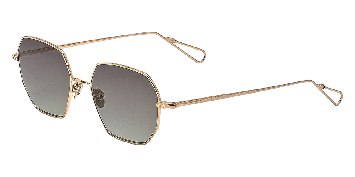 AHLEM® Réaumur Sunglasses AH SM096-CHAM-NA/GNGR4-H2 54 - Champagne/Green Gradient