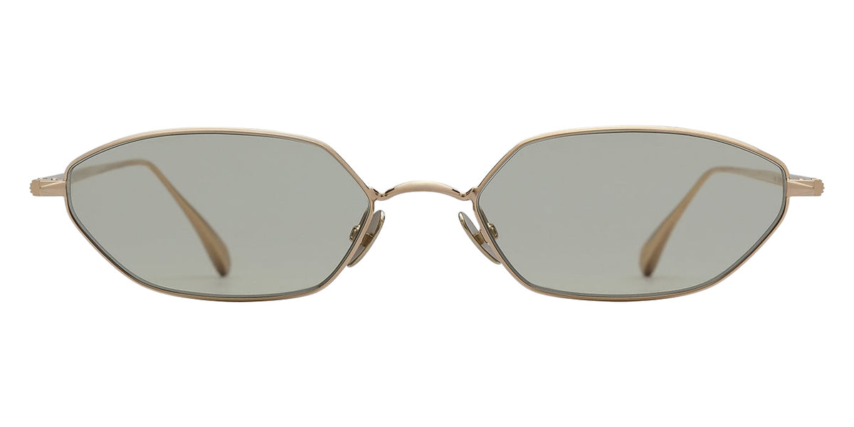 AHLEM® Limited Edition™ Iris Sunglasses AH SM112-CHAM-NA/GRNL4-M3 56 - Champagne/Green Light
