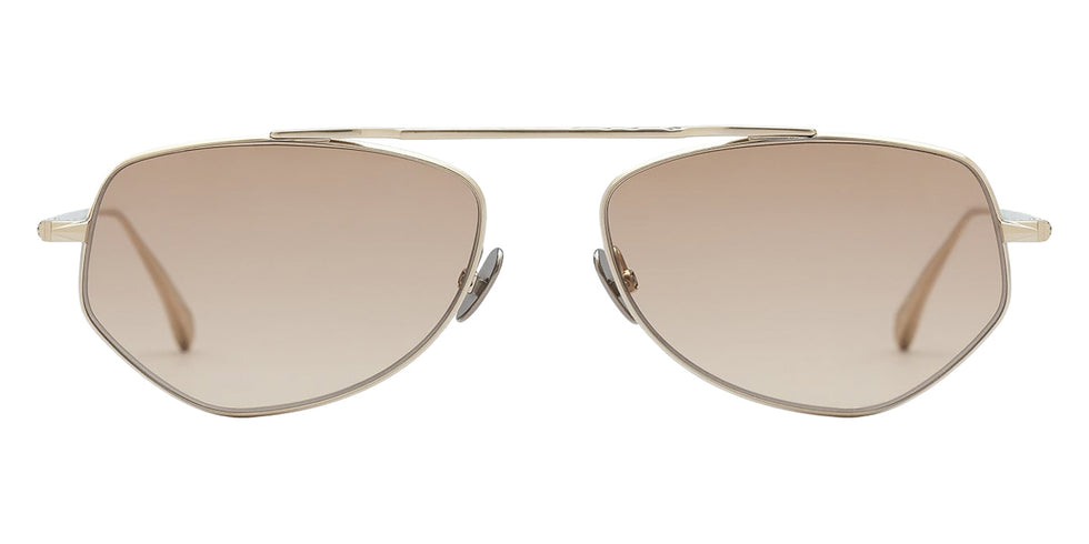AHLEM® Julien Sunglasses AH SM113-GGBR-NA/BRLG4-M3 56 - Grey Gold Brushed/Brown Light Gradient