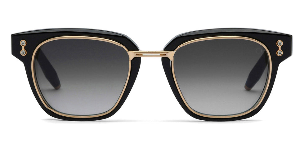 Akoni® Apollo AKO Apollo 518A 51 - Black/Brushed 12k Gold/Machine Silver / Dark Gray to Light Gray Sunglasses