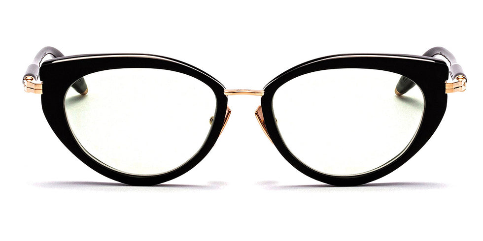 Akoni® Athena Rx AF AKO Athena Rx AF 408A 51 - Black/White Gold / Light Olive Eyeglasses