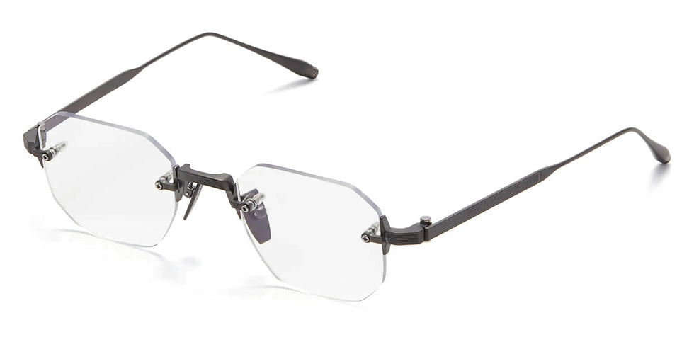 Akoni® Juno-One Rx AKO Juno-One Rx 308A 47 - Black Iron Eyeglasses