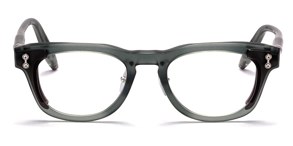 Akoni® Orion AF AKO Orion AF 410B 50 - Matte Blue Crystal/Gray Crystal Side Shields Eyeglasses