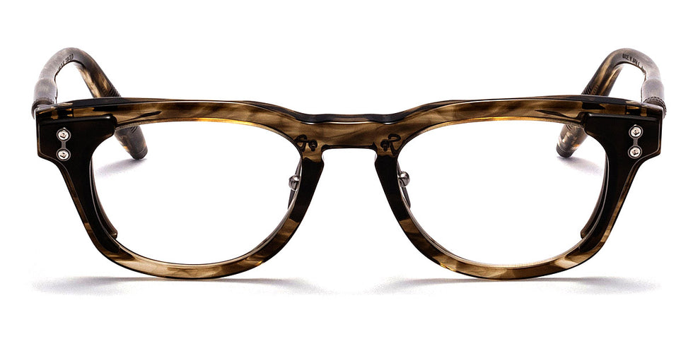 Akoni® Orion AF AKO Orion AF 410C 50 - Green Tortoise Swirl/Olive Side Shields Eyeglasses