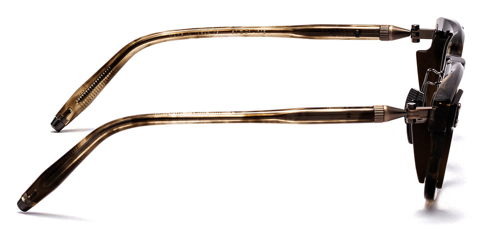 Akoni® Orion AF AKO Orion AF 410C 50 - Green Tortoise Swirl/Olive Side Shields Eyeglasses