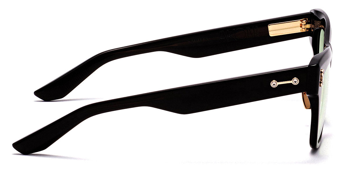 Akoni® Sagitta AF AKO Sagitta AF 411A 52 - Crystal Black / Light Olive Eyeglasses