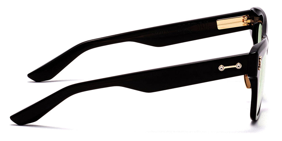 Akoni® Sagitta AF AKO Sagitta AF 411A 52 - Crystal Black / Light Olive Eyeglasses