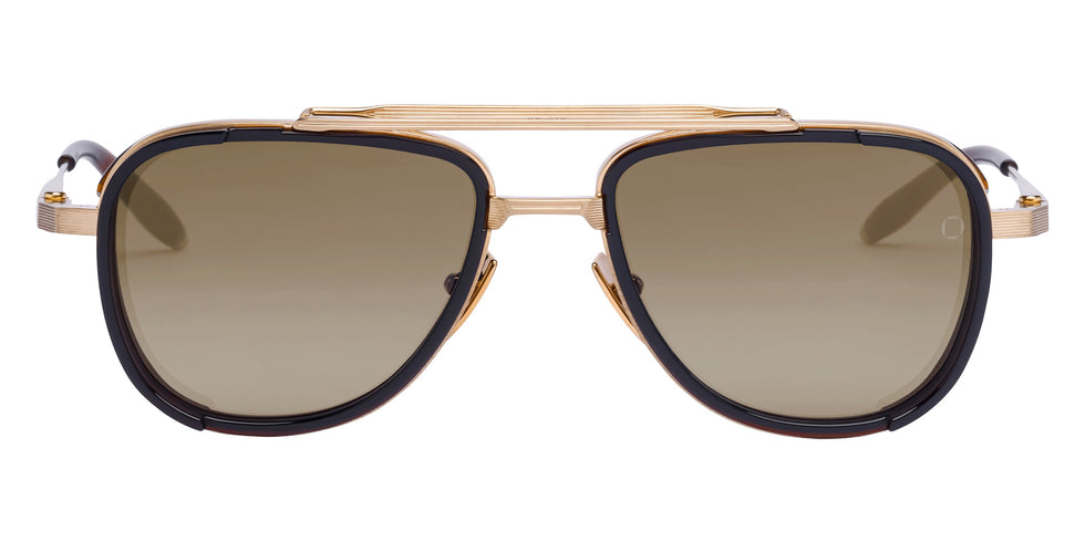 Akoni® Spitzer AKO Spitzer 525C 54 - Brushed 12k Gold/Brown / Dark Brown to Light Brown Sunglasses