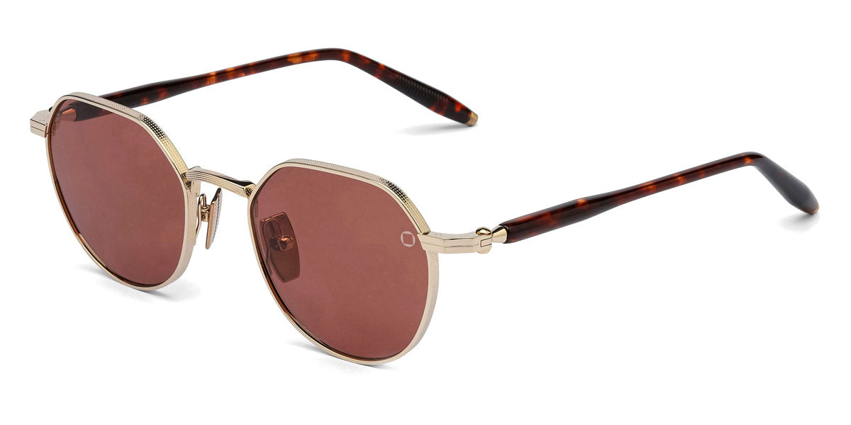 Akoni® Themis AKO Themis 522B 50 - 12k Gold / Havana/Brandy AR Sunglasses