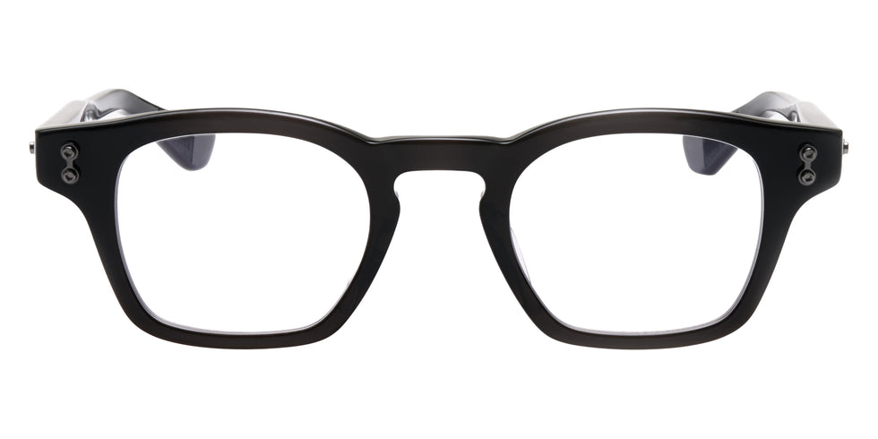 Akoni® Wise Two Rx AKO Wise Two Rx 516A 45 - Crystal Black/Black Iron Eyeglasses