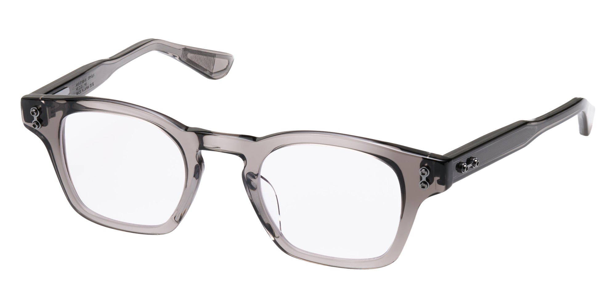 Akoni® Wise Two Rx AKO Wise Two Rx 516B 45 - Crystal Gray/Black Palladium Eyeglasses