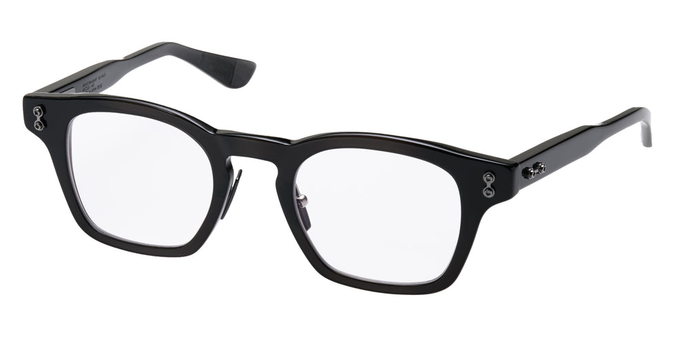 Akoni® Wise Two Rx AF AKO Wise Two Rx AF 516A 48 - Crystal Black/Black Iron Eyeglasses