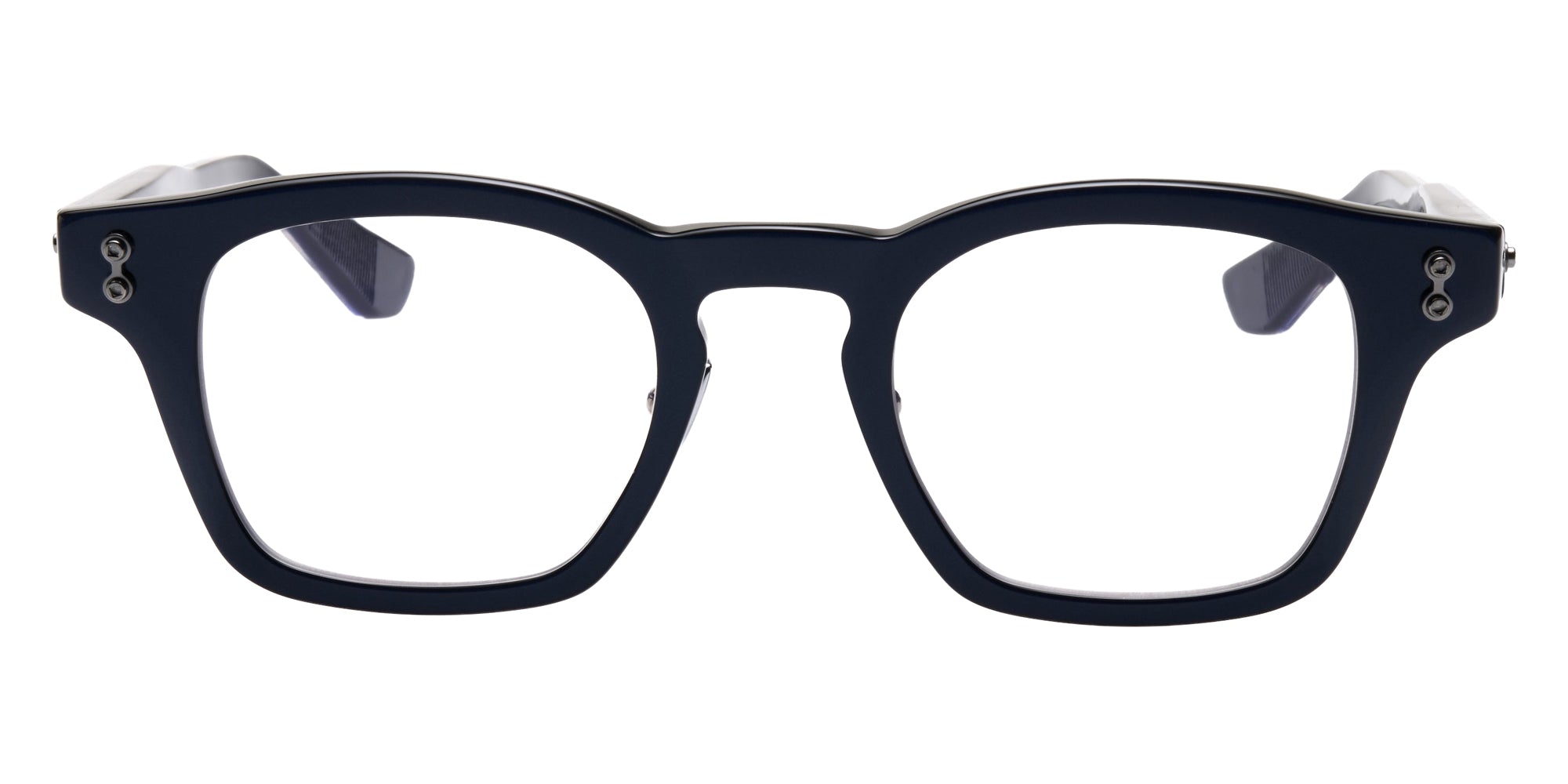Akoni® Wise Two Rx AF AKO Wise Two Rx AF 516C 48 - Solid Blue Navy/Brushed Black Palladium Eyeglasses
