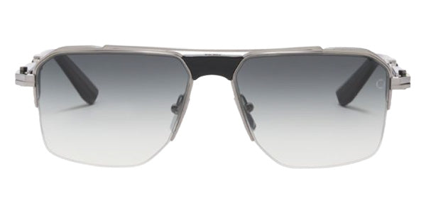 Akoni® Starliner AKN AKS 544B 57 Sunglasses - Brushed Black Palladium/Black/Grey Swirl/Dark Grey gradient Lenses