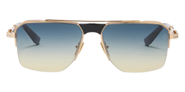 Akoni® Starliner AKN AKS 544D 57 Sunglasses - Brushed 12k Gold/Black/Moonlight Lenses