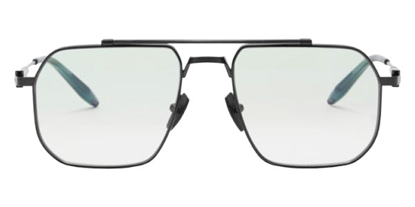 Akoni® Atlas AKN AKS 545B 55 Sunglasses - Shiny Black Iron/Deep Emerald Green/Light Deep Emerald gradient Lenses