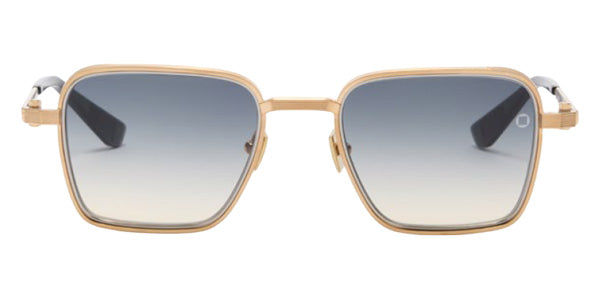 Akoni® Giano-Two AKN AKS 548A 50 Sunglasses - Brushed 12k Gold w/ Black Rhodium/Black/Moonlight Lenses