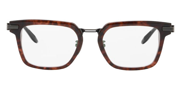Akoni® Compton AKN AKX 542C 51 Eyeglasses - Dark Havana/Antiqued Pewter/Crystal Black/Clear Lenses