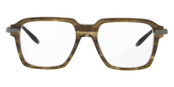 Akoni® Vera AKN AKX 543B 54 Eyeglasses - Green Swirl/Antiqued Silver/Clear Lenses