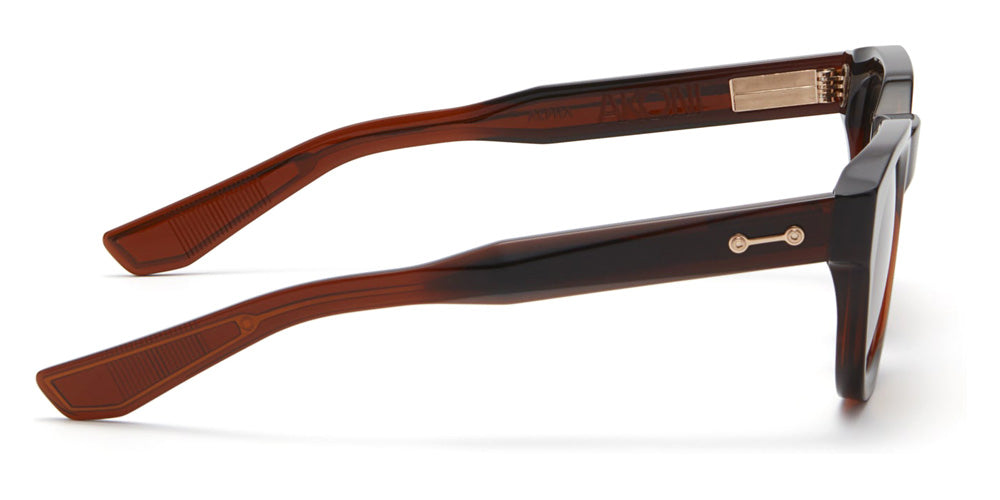 AKONI® Alpha AKO Alpha 109B 50 - Dark Crystal Brown Sunglasses