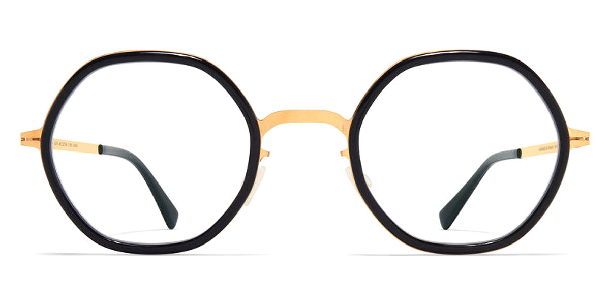 Mykita® ALYA MYK ALYA Glossy Gold/Milky Indigo 48 - MYK ALYA Glossy Gold/Milky Indigo Eyeglasses